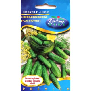 Hybrid Einlegegurken-Samen Premium - Berakóuborka "Megyer F1" 2g