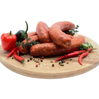 Frische Paprika-Kolbász "Extra scharf" 740g
