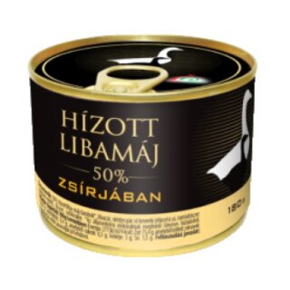 Gänseleber in eigenem Fett - Libamáj zsírjában 180g