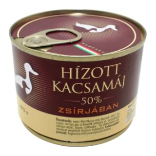 Entenleber in eigenem Fett - 180g, Kacsamáj zsírjában