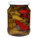 Chilipaprika – csípős, ecetes Glas 720 ml