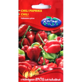 Chili Paprika-Samen - Habanero piros (extrem scharf) 20 Stk.